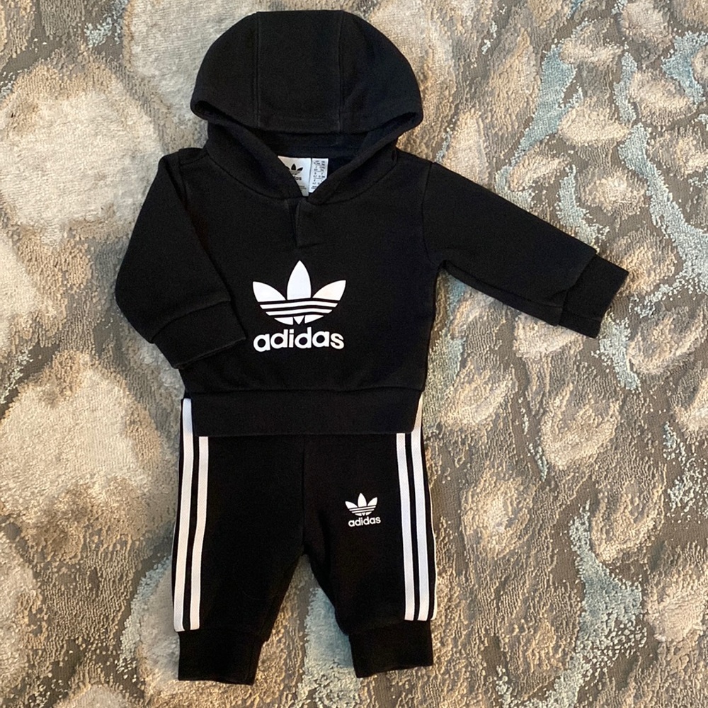 Adicolor Hoodie Set Black 0-3 Months